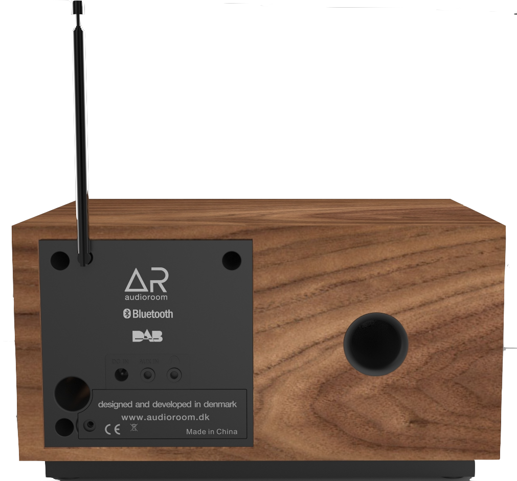 带有 3 英寸扬声器的 DAB 收音机，带有适用于 DAB+ 的 AAC 许可证