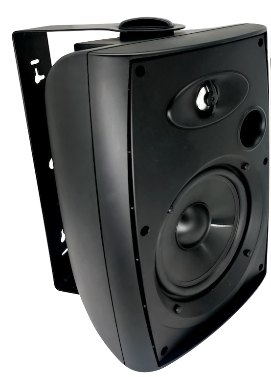 4 英寸室内扬声器和 5.25 英寸室外扬声器，6.5 英寸室外扬声器