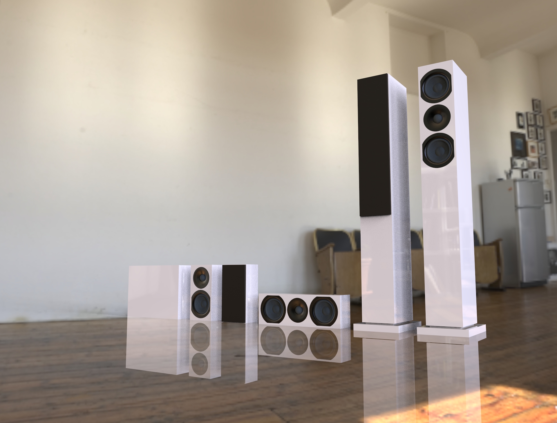 HIFI音箱-高光烤漆音箱
