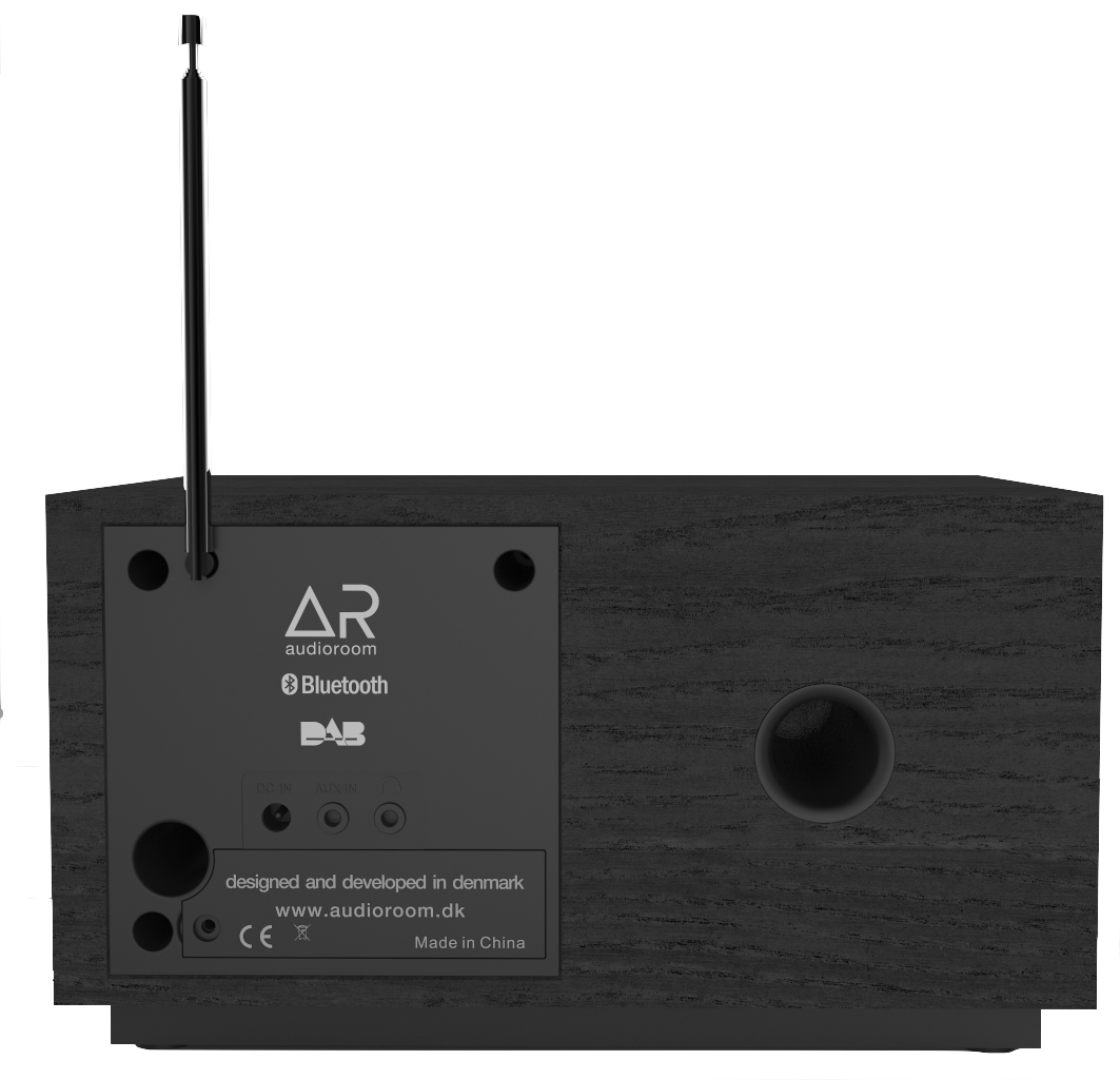 带有 3 英寸扬声器的 DAB 收音机，带有适用于 DAB+ 的 AAC 许可证