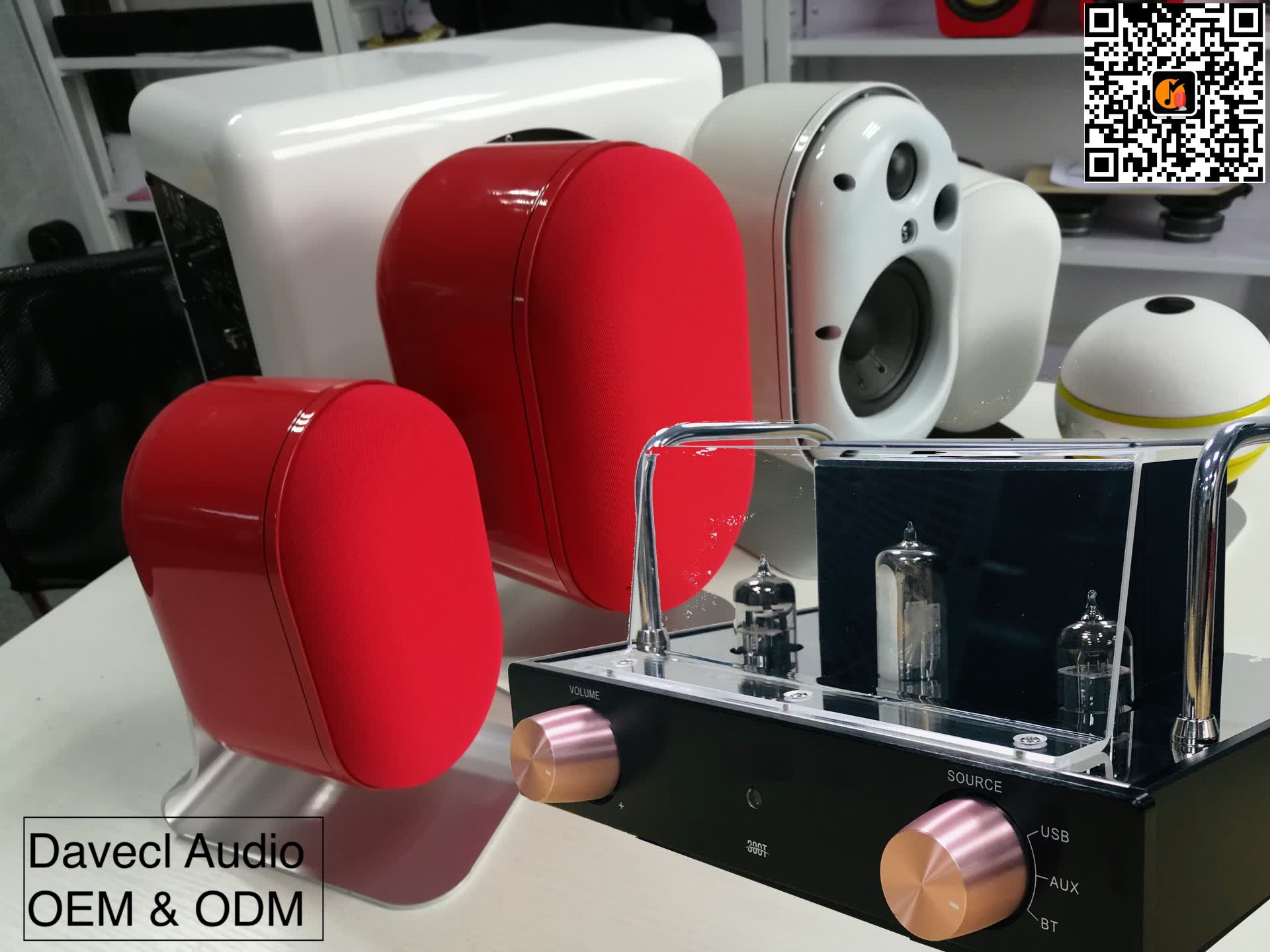有源扬声器 - 用于家庭音响和家庭影院的 2.1 扬声器系统